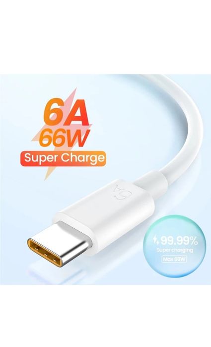 CABLU UsbC PREMIUM 120W Încărcare FAST SuperCharge-Xiaomi/Huawei/Redmi