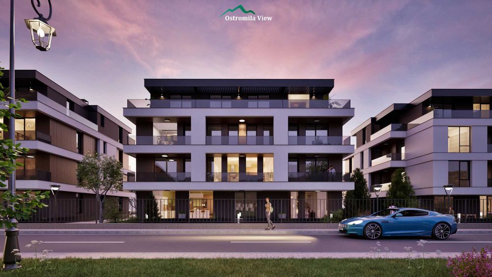 НА ЗЕЛЕНО! Двустайни апартаменти в сгради Б/В в Остромила, Пловдив