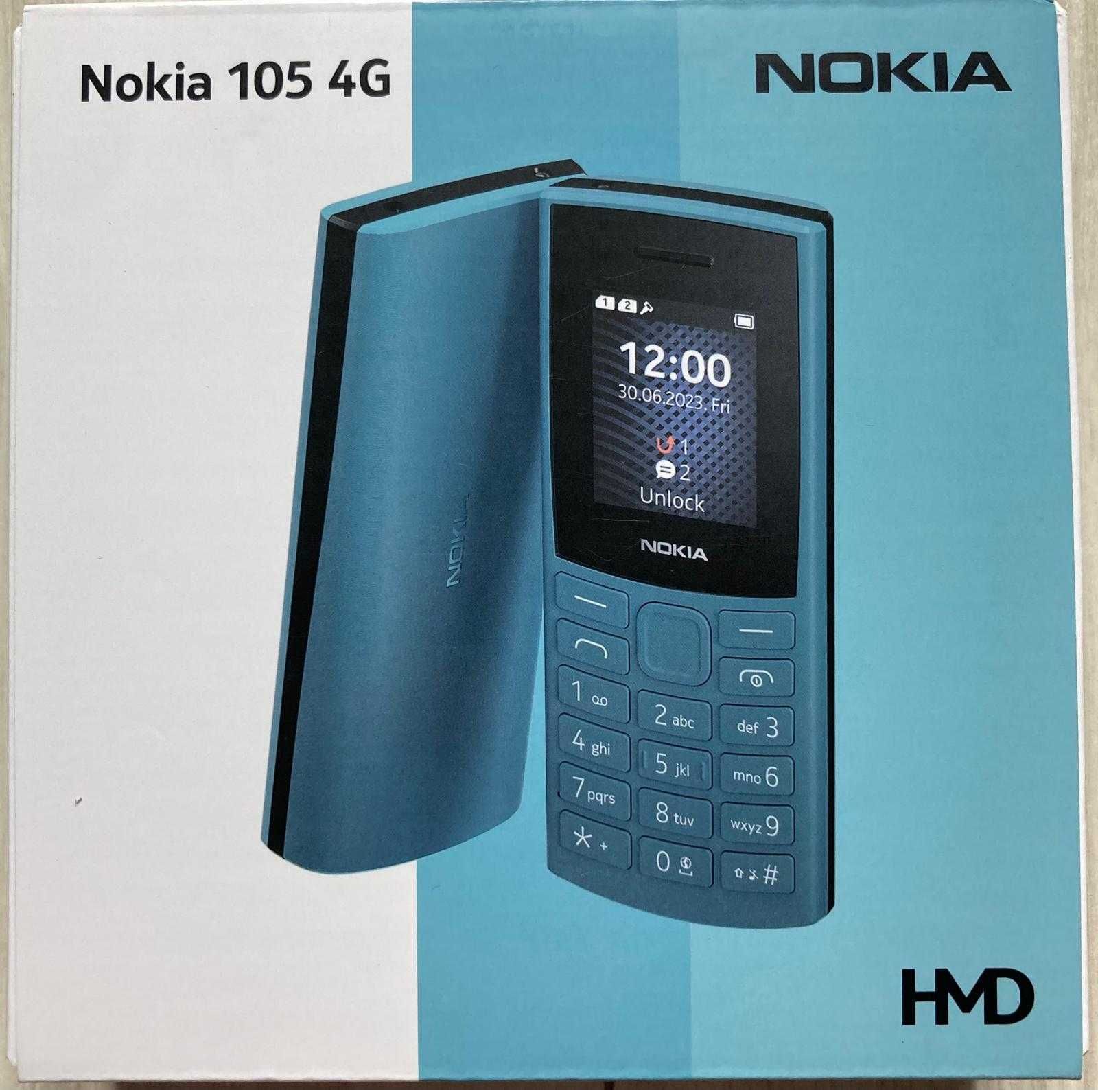 NOKIA 105 4G DS 2023 charcoal, liber de retea - 140 lei (nou, sigilat)