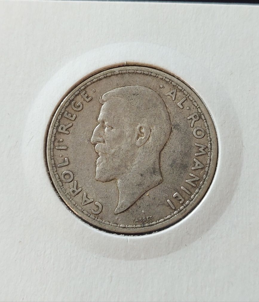 Moneda 2 lei 1910 Argint