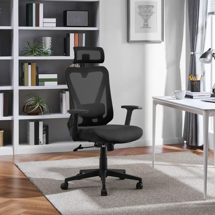 NOU Scaun ergonomic birou, negru