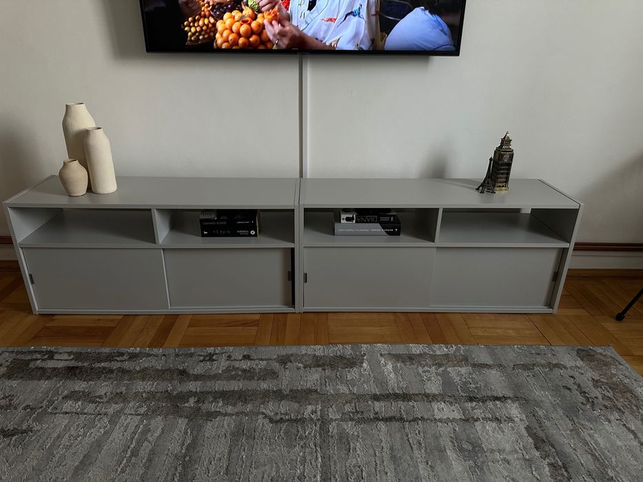 Comoda tv gri living