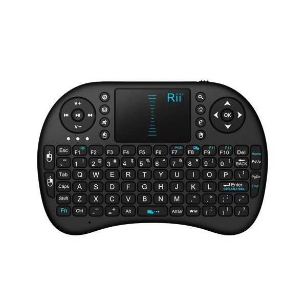2.4G мини безжична клавиатура с QWERTY тъчпад, безжична с USB приемник