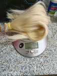 Vand par natural vopsit blond 34 cm