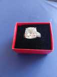 Inel vintage argint cu cubic zirconia