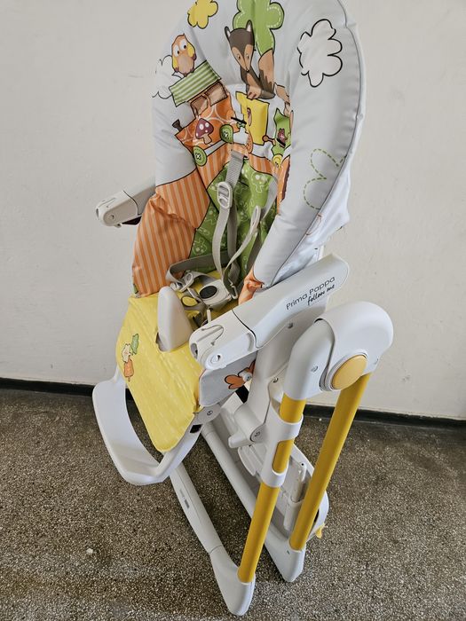 Scaun de masa Bebe Prima Pappa Zero Peg Perego Follow me Fox & Friend