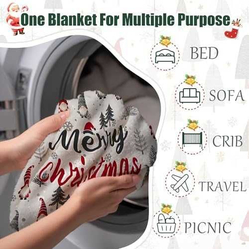 Нова завивка Коледно одеяло 50x60 меко топло празничен дизайн еленчета