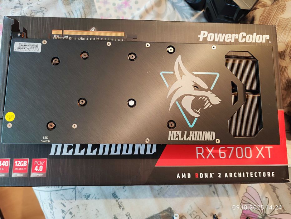 Видеокарта RX 6700XT 12GB PowerColor Hellhound AMD Radeon