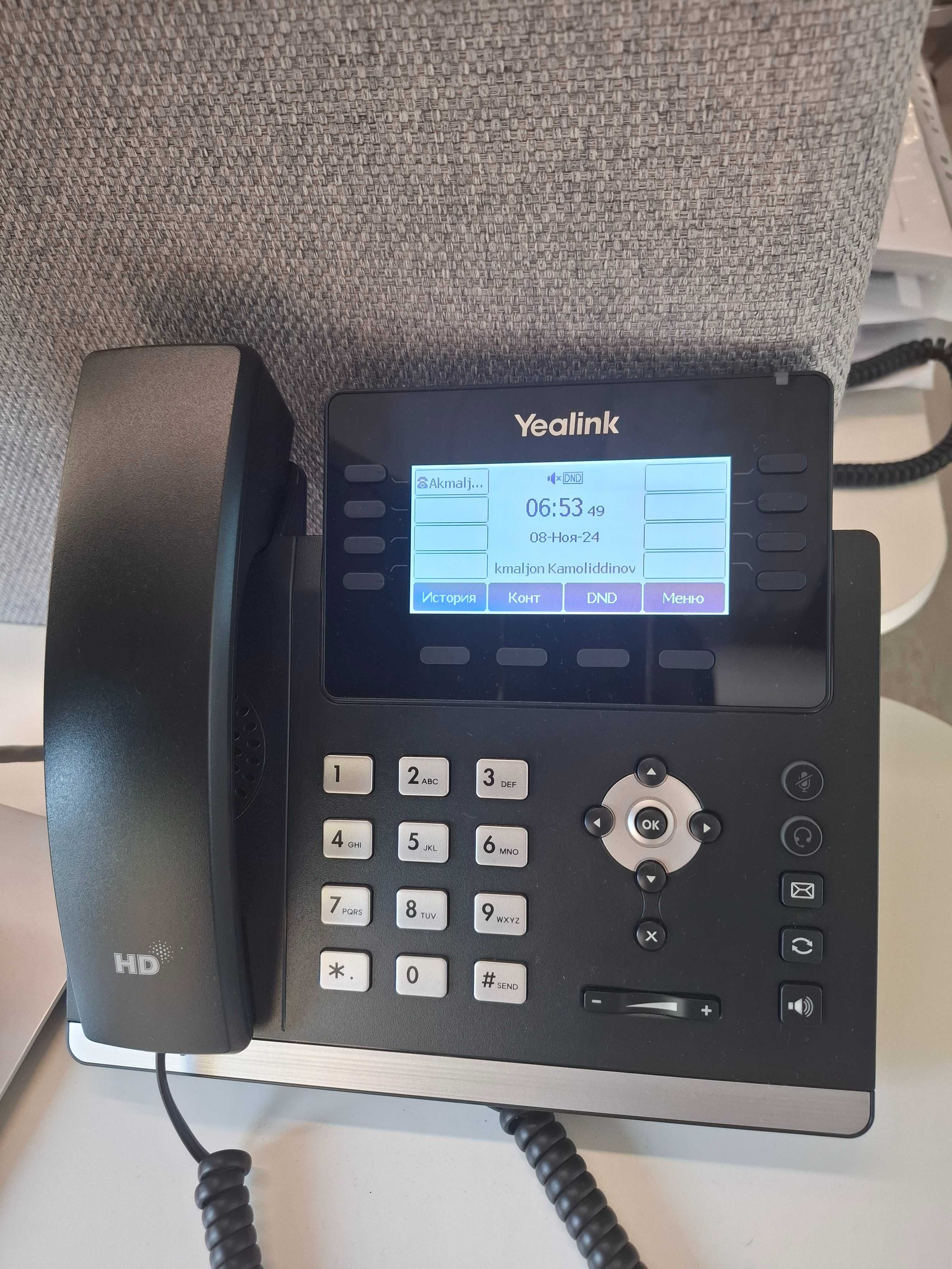 IP-АТС Yeastar S20 (б/у) / IP-телефон Yealink SIP-T43U (б/у)