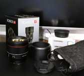 Obiectiv Samyang/Rokinon AF 85mm f1.4 montura Canon RF + lens dock