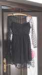 Rochie neagra de seara ,scurta