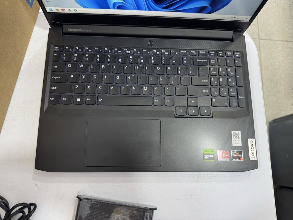 Lenovo ideapad gaming ozro ishlatilgan full komplektda RTX 2050 vga
