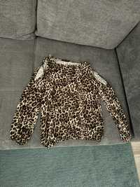 Bluza umeri goi leopard