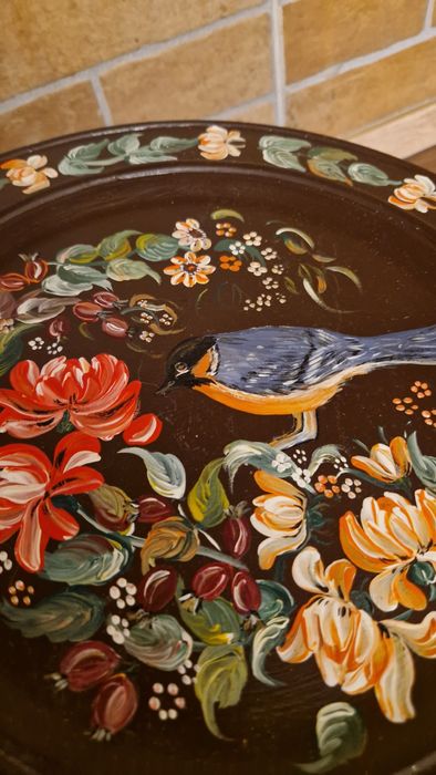 Tablou lemn pictat manual