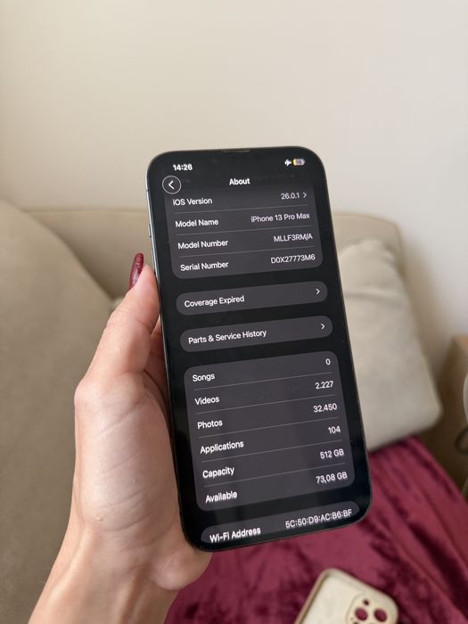 Iphone 13 pro max 512 gb