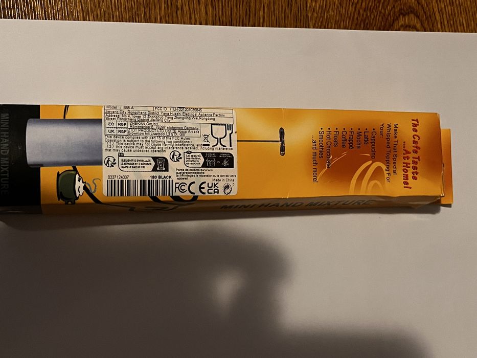 Spumant electric pentru lapte