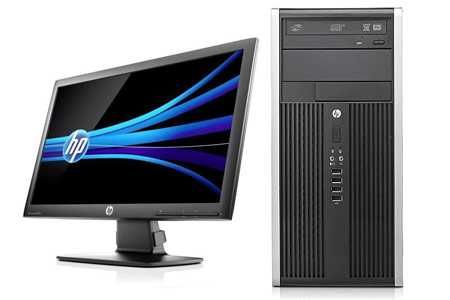 Компютър HP - 4 ядра 3,2 GHz, 16 GB RAM, SSD 250 GB /с гаранция/, 1 TB