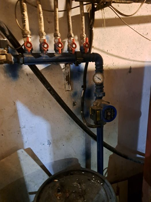 Vând centrala pe lemne 80kw