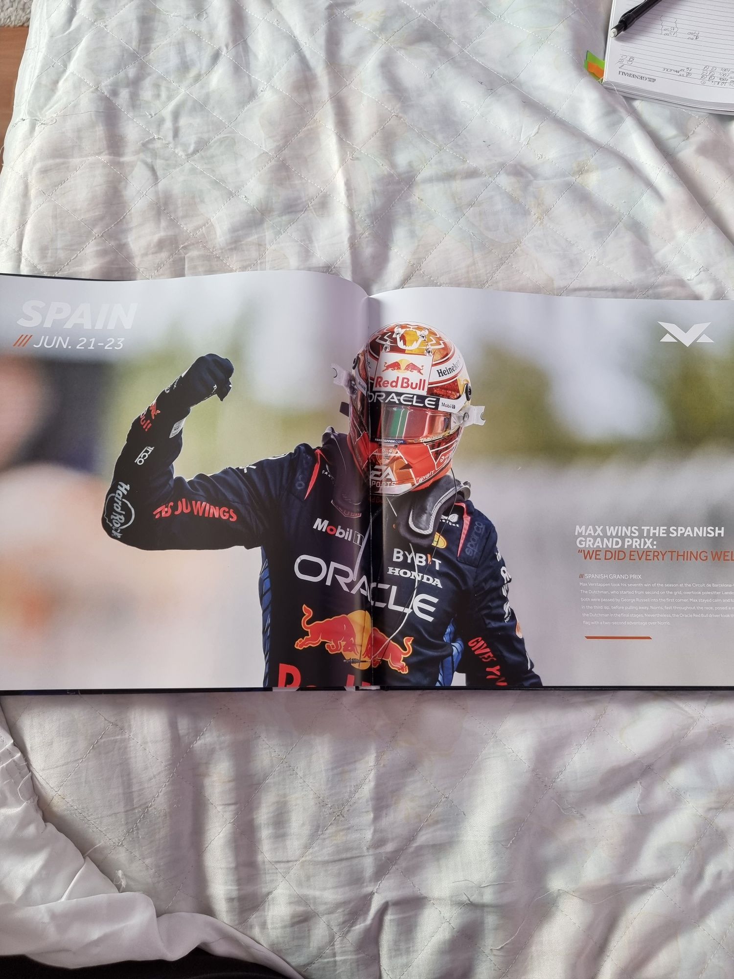 Годишна книга от шампионата 2024 Max Verstappen F1