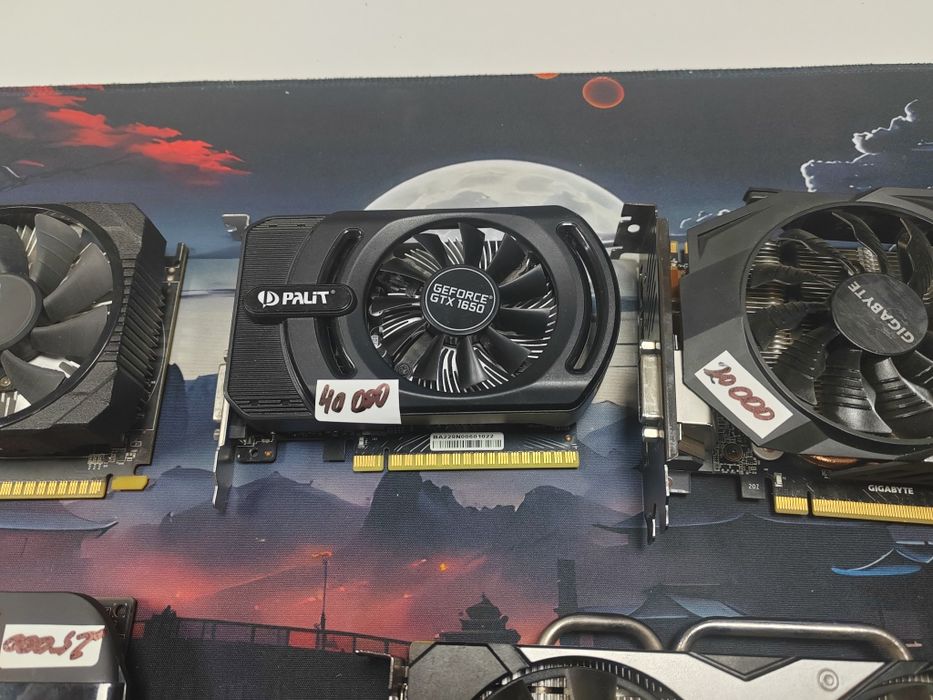 Видеокарты GTX разные