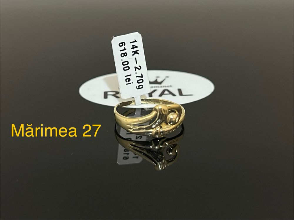 Bijuteria Royal CB : Inel dama aur 14k 2,70gr mărimea 27