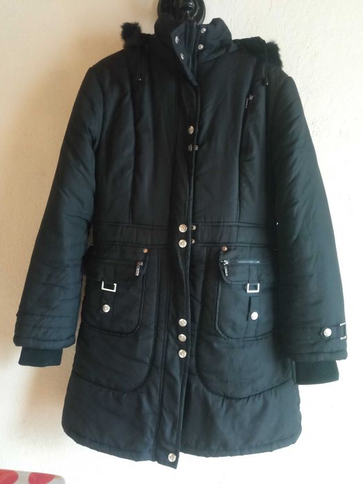 Дамско яке тъмносин