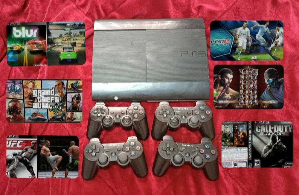 PlayStation 3 20o'yin 4pult xolati ideal Sony Ps3