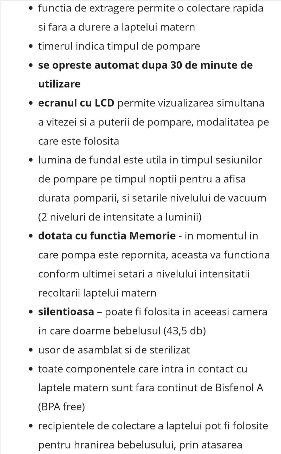 Pompa San electrică + cadou sterilizator de la tommee tippee