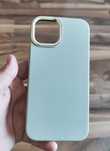 Husa iPhone 14 Verde + Gold Premium