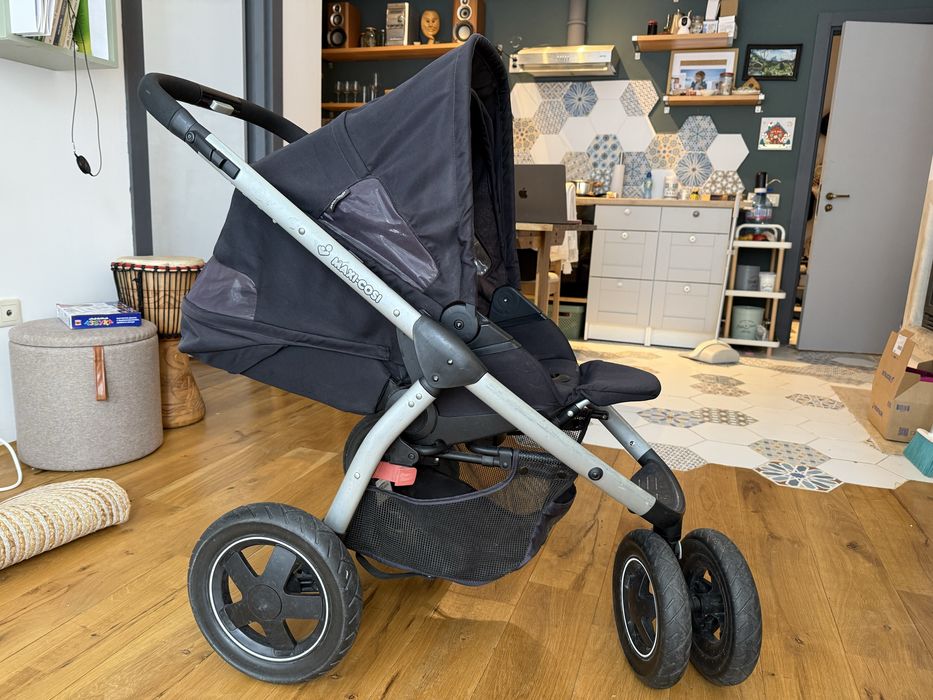 Maxi-Cosi 3-в-1 Бебешка количка – Пълен комплект!