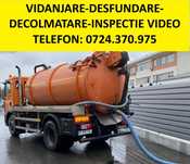 Vidanjare Desfundare Decolmatare Inspectie CCTV Robot