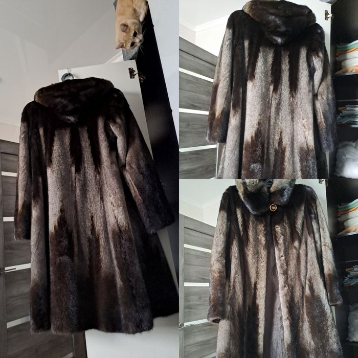 Шуба норковая модель трапеция