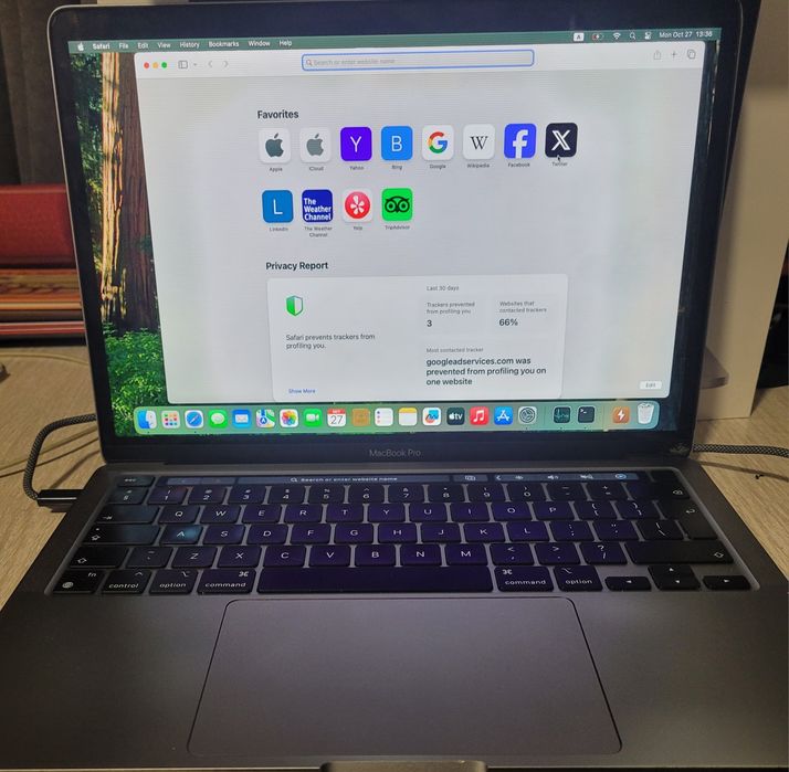 Macbook Pro M1 2020 laptop  8gb ram 256 gb stocare A2338