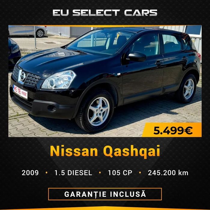 Nissan Qashqai Rate fixe si Cash, 12 luni Garantie