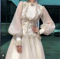 Платье от Медины Сактагановой на узату, на свадьбу, на сырга салу