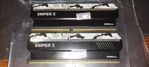 DDR-4 DIMM 16Gb/3200MHz PC25600 G.SKILL Sniper X, 2x8 kit