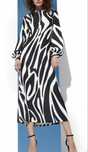 Rochie alb-negru Ana Radu