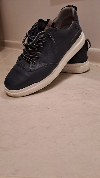 Мъжки обувки Gianni,  номер 41, естествена кожа,  тъмно-сини