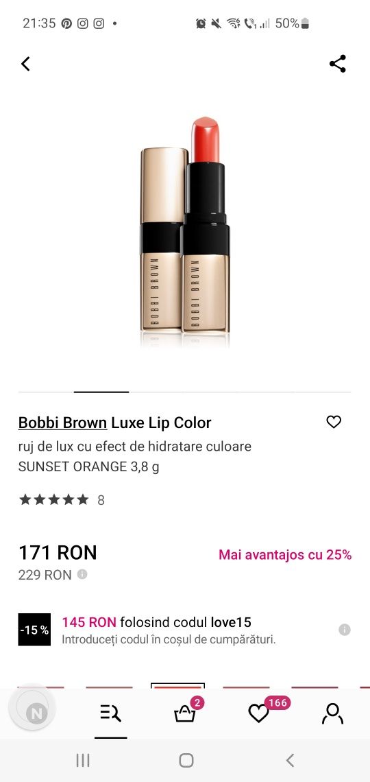 Ruj Bobbi Brown Luxe Lip Color
