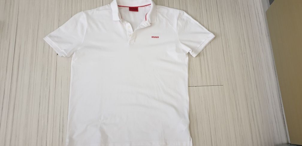 Hugo Boss HUGO Donos 222 Pique Cotton Regular Fit  L ОРИГИНАЛНА Тениск