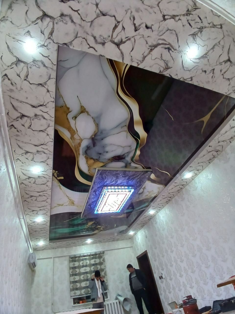 Натяжной потолок . ENG QALINI (1-сорт)Гарантия 10 лет