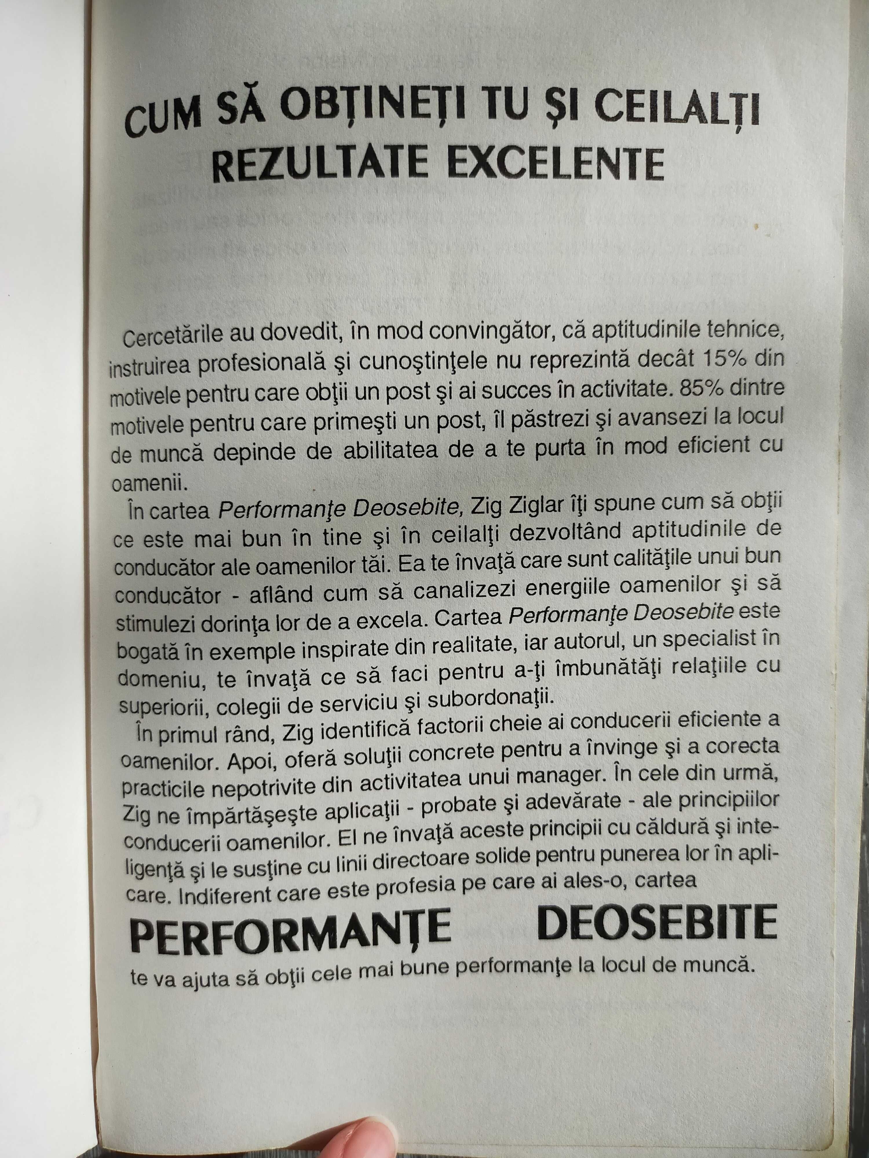 Cartea Performanțe deosebite, Business