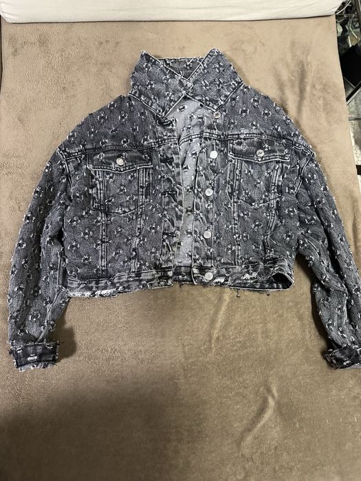 Ефектно дамско дънково яке