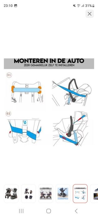 Коляска трансформер Belekoo x1 серый