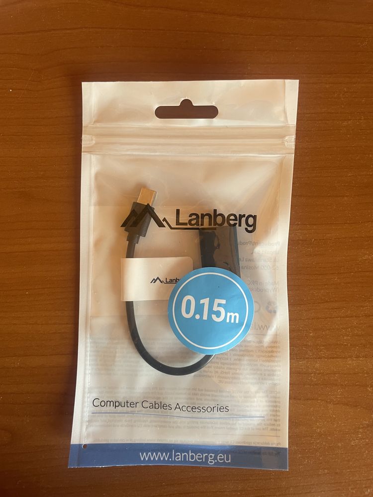 Adaptor Lanberg 0,15m