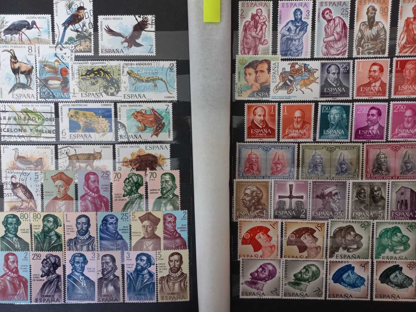 Aprox. 650 timbre clasice si moderne spaniole (1880-1980)