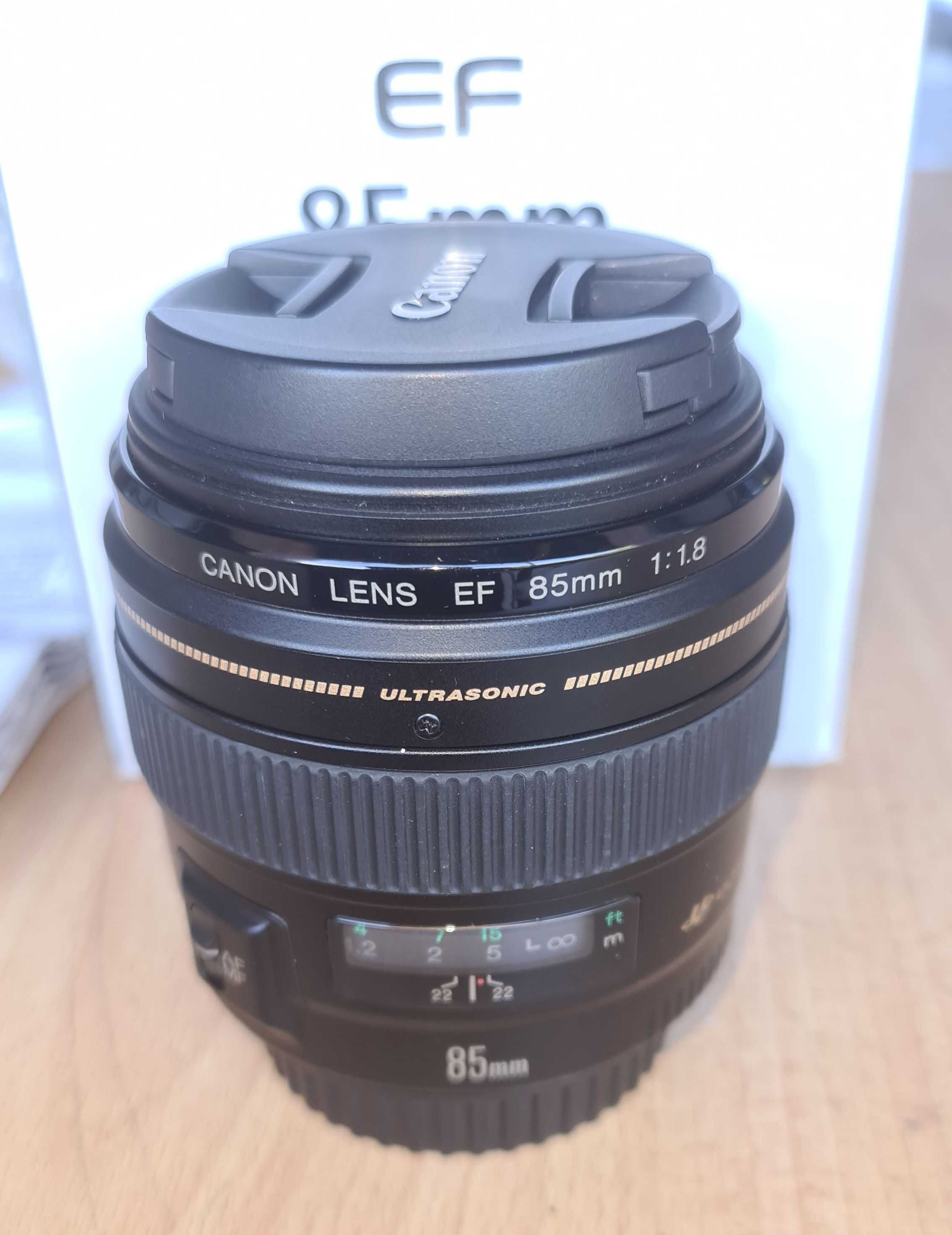 Продам Объектив CANON EF 85 mm f1.8 USM состояние нового.