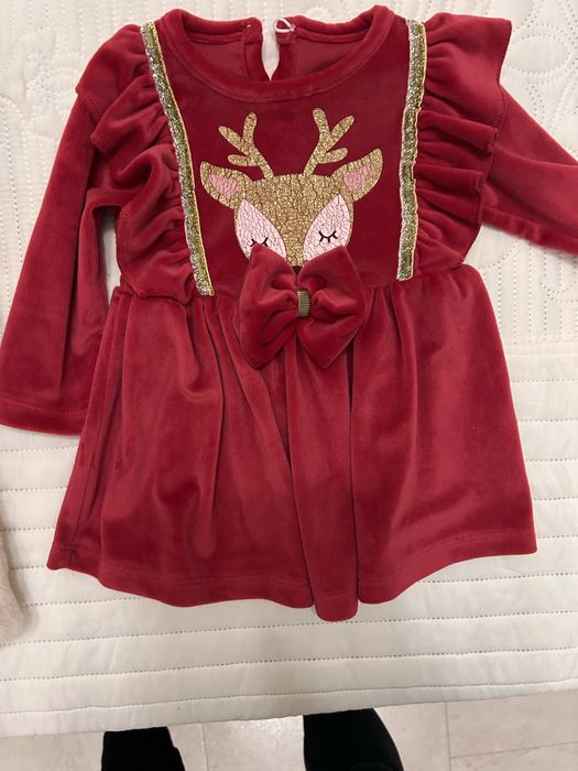 Blanita Sfera 6-12 luni +Cadou rochita Craciun 9-12 luni