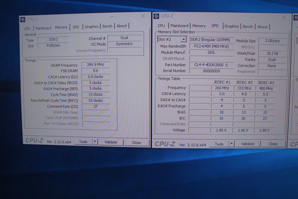 memorie ram ddr2 retro top geil 4gb 800 mhz 4-4-4-12
