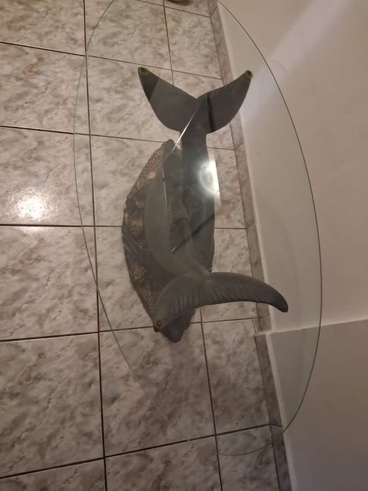 Masa sticla model delfini